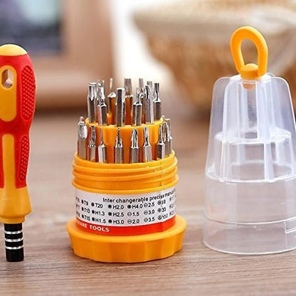 31-in-1 Universal Precision Screwdriver Bit Set