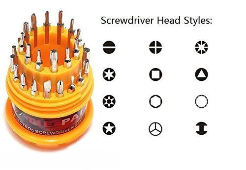 31-in-1 Universal Precision Screwdriver Bit Set