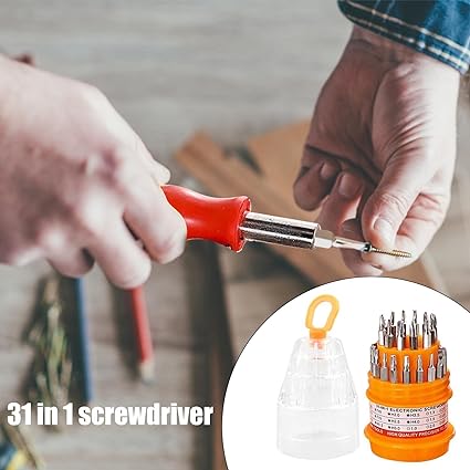 31-in-1 Universal Precision Screwdriver Bit Set