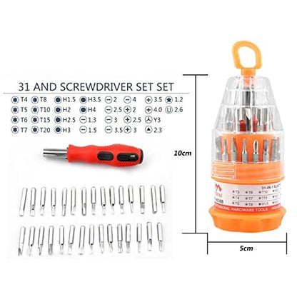 31-in-1 Universal Precision Screwdriver Bit Set